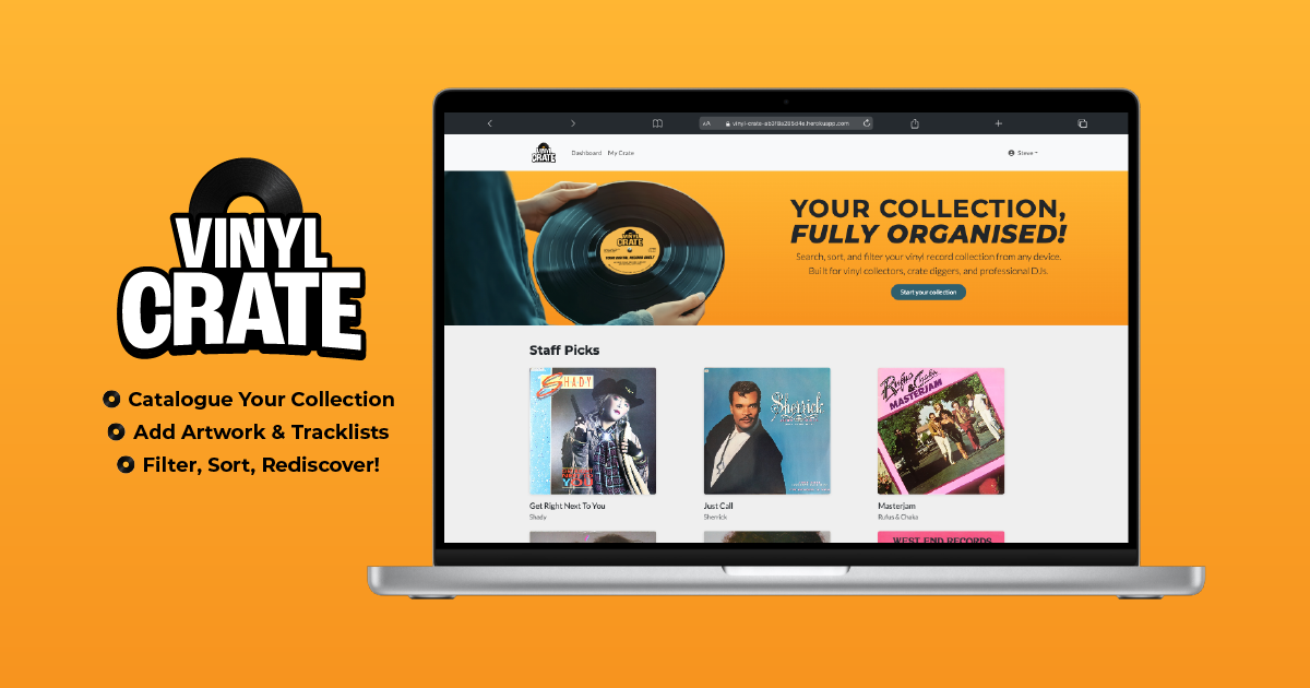 Vinyl Crate - Your collection, fully organised screenshot