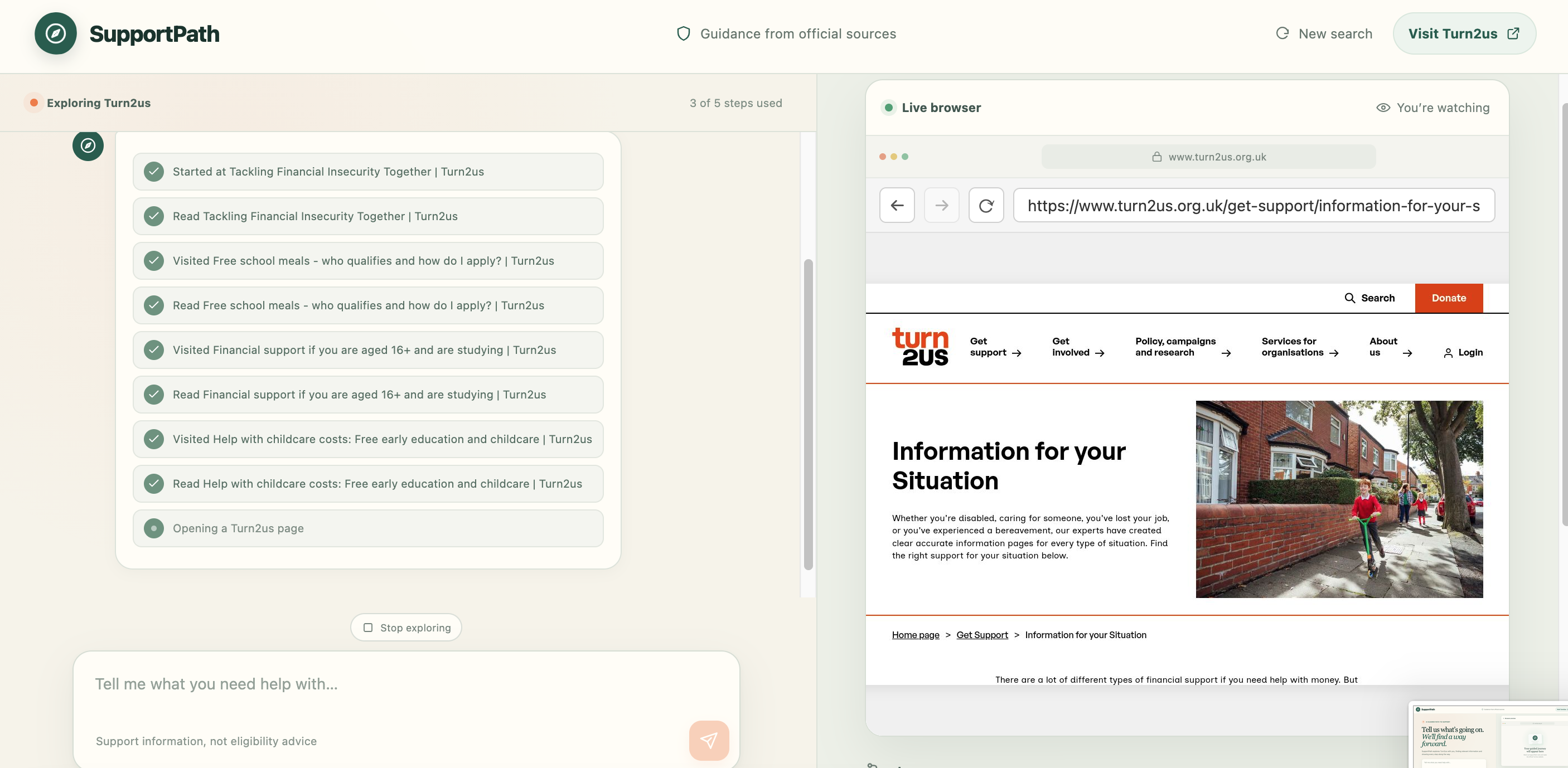 SupportPath Agent screenshot